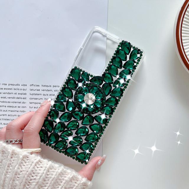 

Роскошный чехол для телефона со стразами для Samsung Galaxy S22 Ultra S21 Plus S20 Fe Note 20 10 Plus S10 Plus Diamond Cover с кронштейном For Galaxy S10