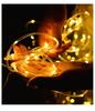Colorful Outdoor Solar LED Tube Strip Lights - USB/Battery Powered Christmas Lighting with Copper Wire