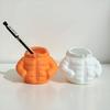 Down Jacket-Shaped Pen Holder Creative Desk Organizer for Makeup Brushes And Stationery Creative Unique School Supplies