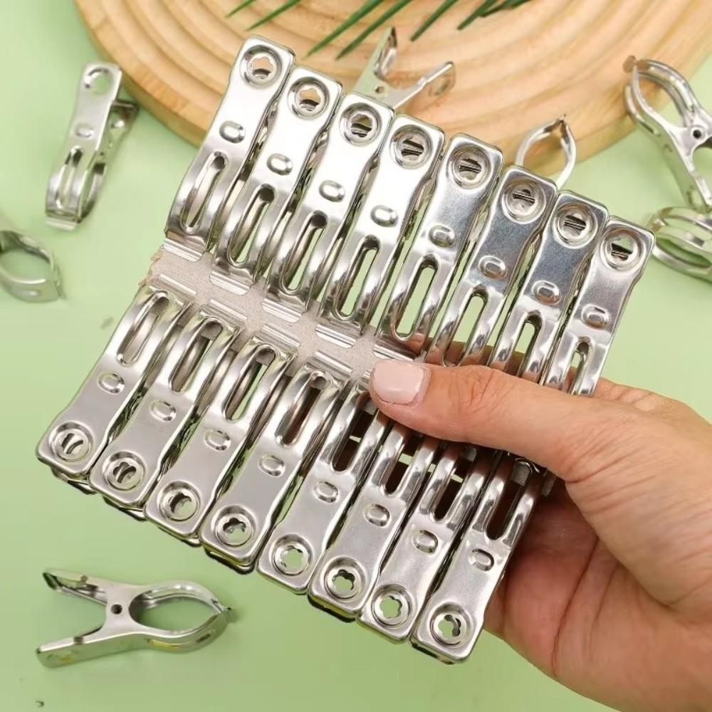 50PCS Rustproof Shade Cloth Clips Non-slip Quilt Clips Towel Clothes Pin Plant Cover Clips Camping