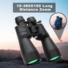 Telescopio Professionale HD Zoom 10-380X100 Binocolo Potente BAK4 Bassa Luminosità Resistente all'Acqua Binocolo a Lunga Distanza Per la Caccia
