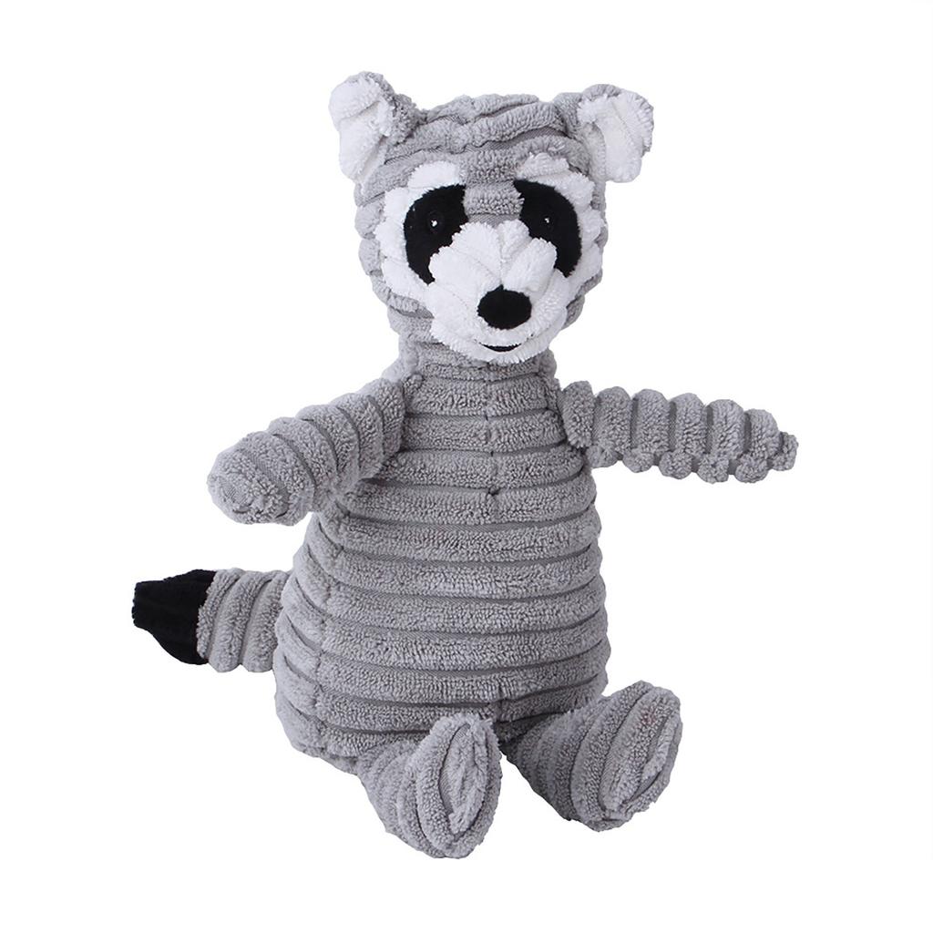 Dog Teething Companion Interactive Cartoon Animal Plush Sound Toy Small Dog Boredom Cat Pet Toy