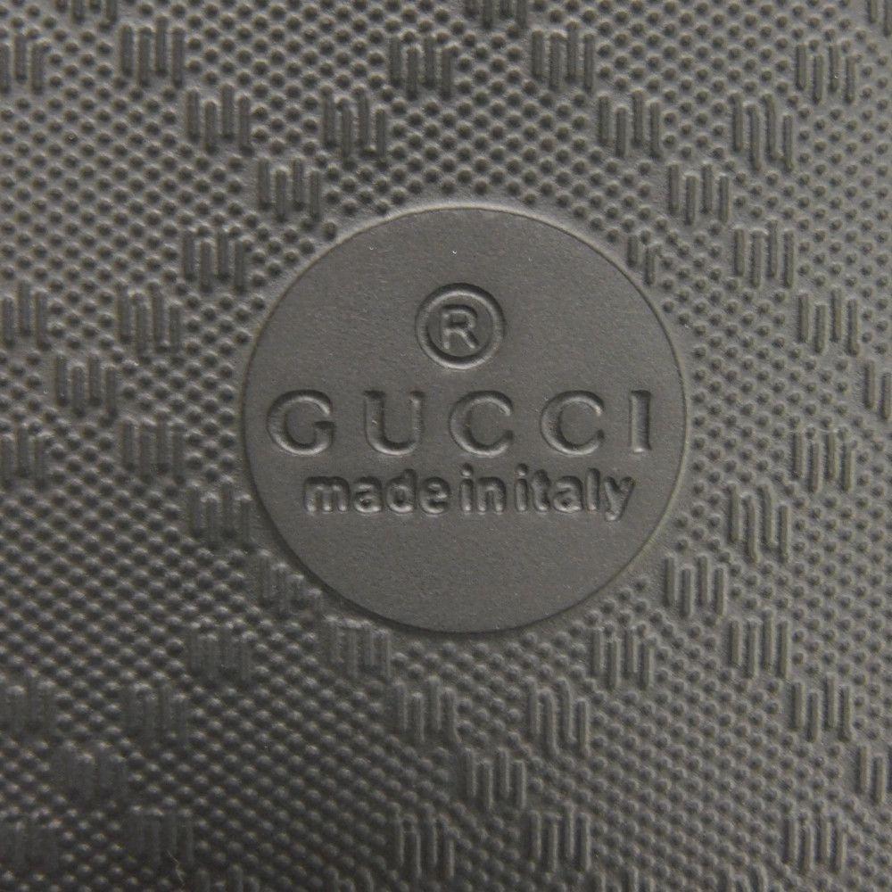 Used 9539 GUCCY Print Slides 522023 7898 7 Star Green Blue Gold Black 10.2" Unused SEGA Logo Turquoise Men's from Japan