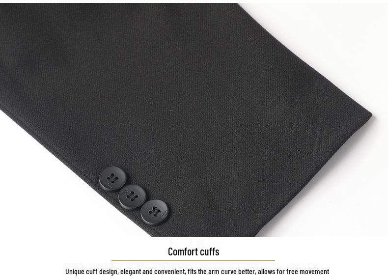 2025 Spring Men's Trendy Stand-up Collar Business Jacket - Versatile Casual Outerwear for All Ages