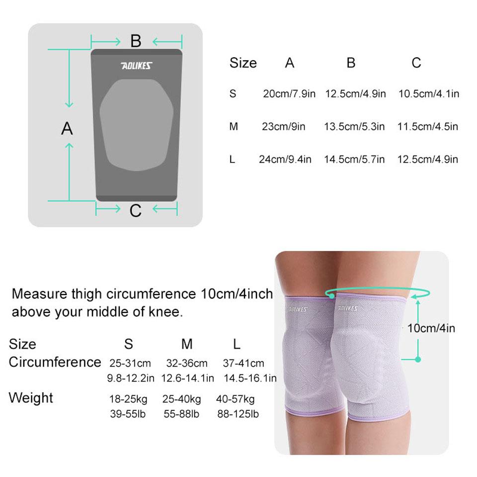 Knieschoner Volleyball Kinder Jugendliche Erwachsene Tanz Knieschoner Weich Dehnbar Kniebandage Atmungsaktiver Knieschutz für Basketball