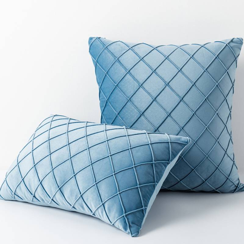 

30x50cm 45x45cm Christmas Velvet Throw Cushion Covers Plaid Pillowcases Nordic Home Decor Pillows Cover for Sofa Cushions Cover 30x50cm 1pcs cover