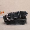 Women's Genuine Leather Fashion Belt – Versatile Casual Waistband with Pin Buckle for Jeans