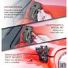 Upgraded Jeep Hood Latches With Keys, Hood Latch For 2018-2025 Jeep Wrangler JL JLU 4XE Jeep Gladiator JT, Anti-Theft Hood Lock Catch Latches