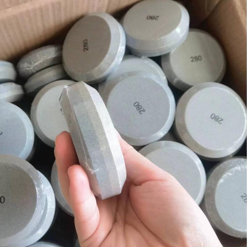 DRN Portable Round White Corundum Sharpening Stone