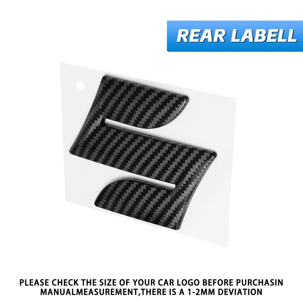 ABS Auto Frontgrill Abzeichen Logo Haube Vorne Hinten Emblem Aufkleber Zubehör Für Suzuki Ignis Jimny Swift SX4 Grand Vitara Samurai