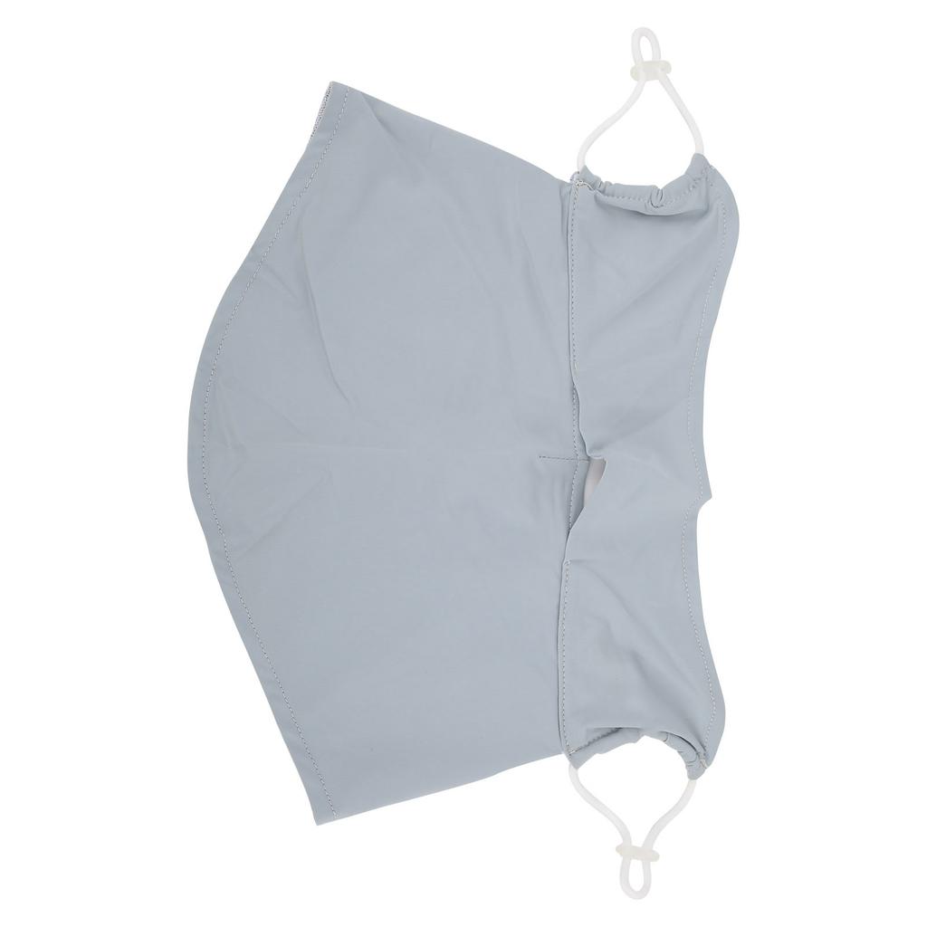 Golf Isilke UV-skydd Halvscarf Huvudbonad Andningsbar Ansiktsskydd för UtomhussporterGrå