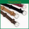 Cintura Minimalista in Pelle da Donna con Fibbia ad Ardiglione per Uso Casual e da Ufficio