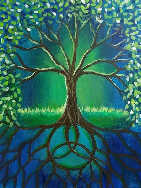 Diamond Embroidery Scenery Tree Diamond Painting Full Round Landscape Picture Of Rhinestone Mosaic Flowers Decor Home