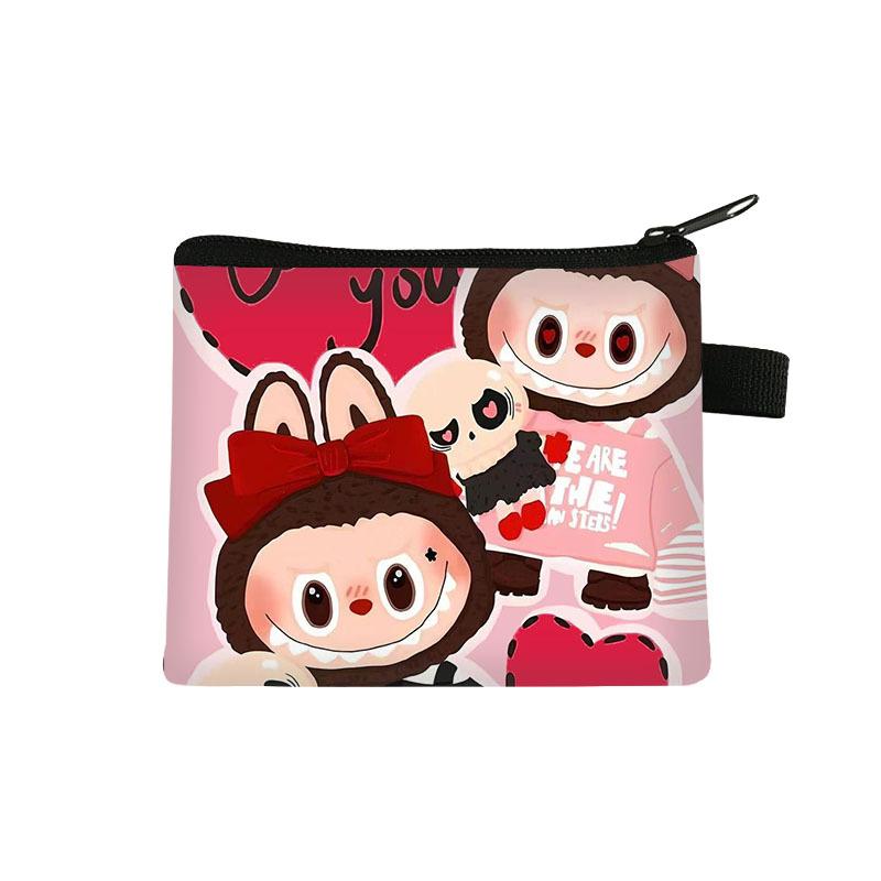 New Labubu Children's Coin Purse Student Cartoon Bag Trendy Mini Storage Bag