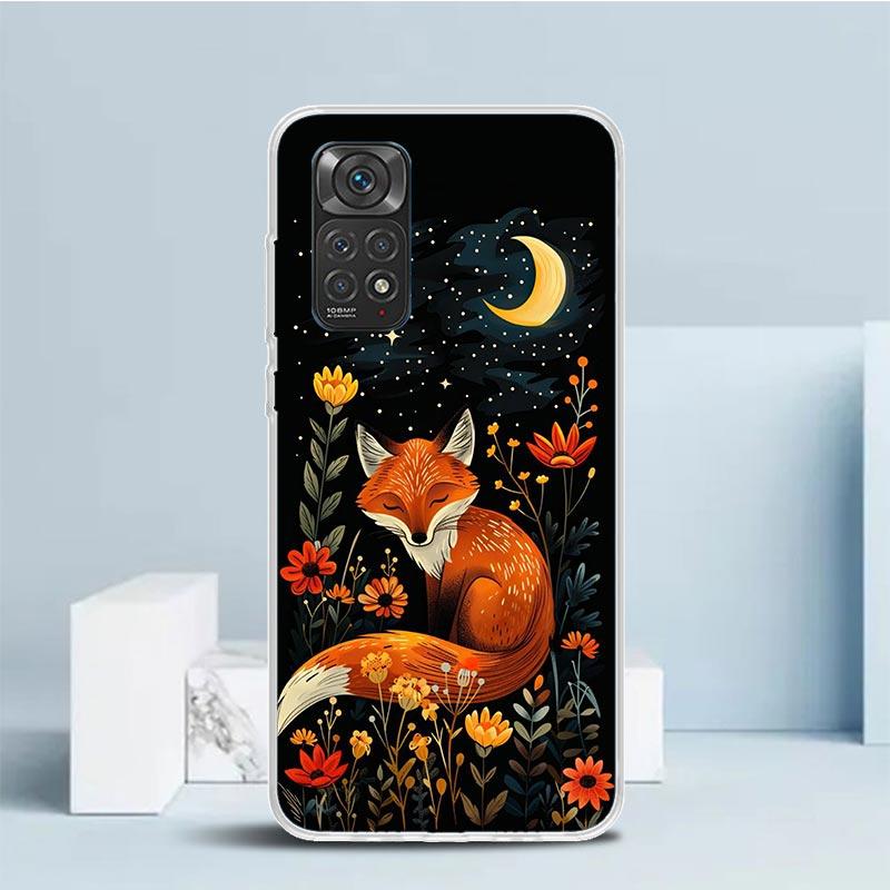 

Animal Fox Soft Cover for Xiaomi Redmi Note 15 14 13 12 Pro Plus Phone Case 14S 11S 11T 11E 10S 10 4G Pattern Shell Redmi Note 1 Redmi Note 12 Pro 4G