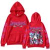 Demon-Slayer Upper Ranks Akaza Anime Hoodie Harajuku Hip Hop Pullover Tops Sweatshirt Gift