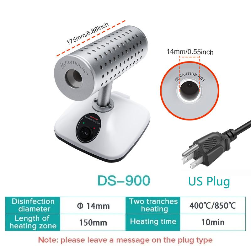 

Лабораторный инфракрасный стерилизатор для инокуляции 400°C-825°C Высокотемпературная дезинфекция 5-7 секунд Оборудование для быстрой стерилизации