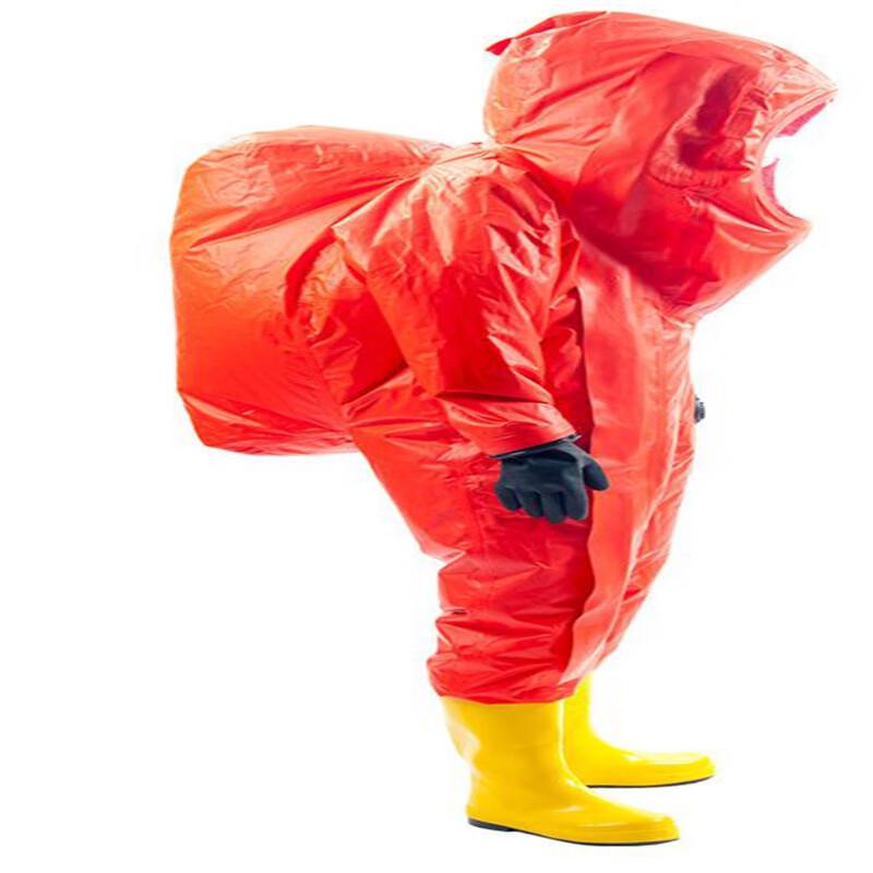 Heavy-Duty Full Enclosed Chemical Protective Suit