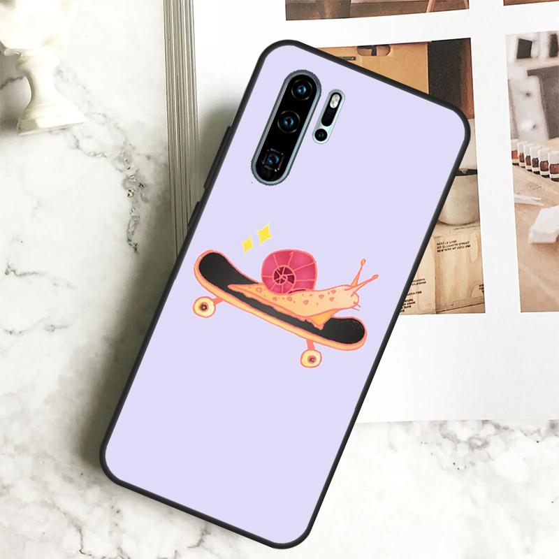 

Cartoon Animal Snail For Huawei Nova 12i 12s 11i 8i Y73 Y72 Y61 Y91 Y90 Y70 Y60 9 10 SE P30 P40 Lite P60 Pro Case Huawei Nova 9