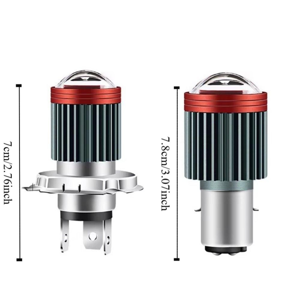 White Yellow H4 Scooter Spotlights High Low Beam Dual Color DRL Beam Light  Road Safety