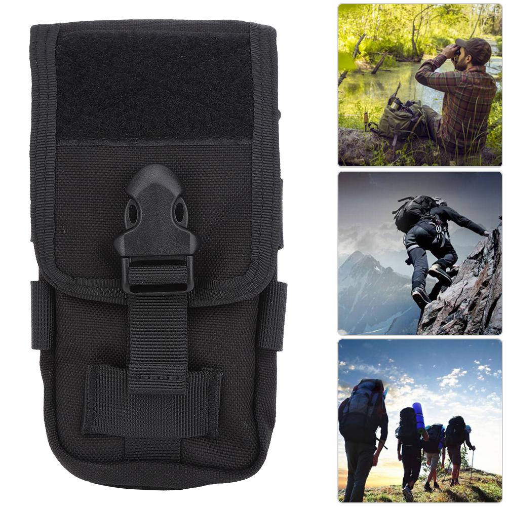 LB-14 1000D Polyester Double Layer Outdoor Hanging Mobile Phone Bag Tactics Multifunction   Waist Pack
