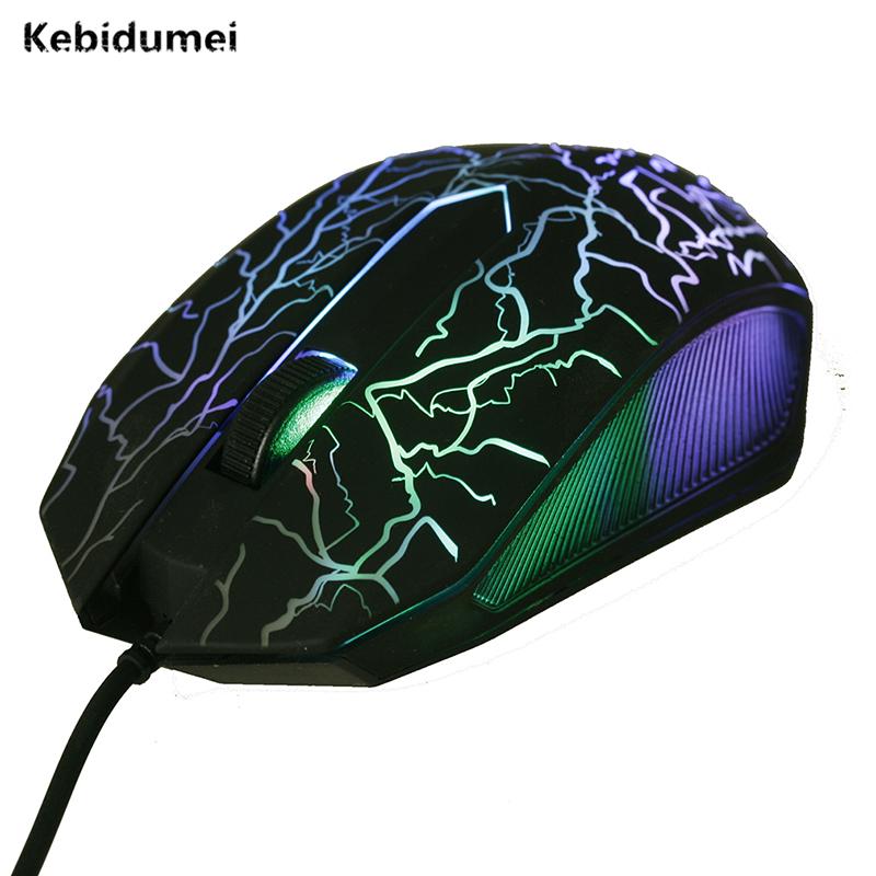2400 DPI Kabelgebundene Maus LED USB 3 Tasten Professionelle ultrapräzise Spielmaus für LOL für Dota 2 Gamer Computer PC Gaming-Mäuse