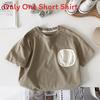 Boy Short Sleeve T Shirt Cotton Summer Casual Kids Tee For Toddler Boys