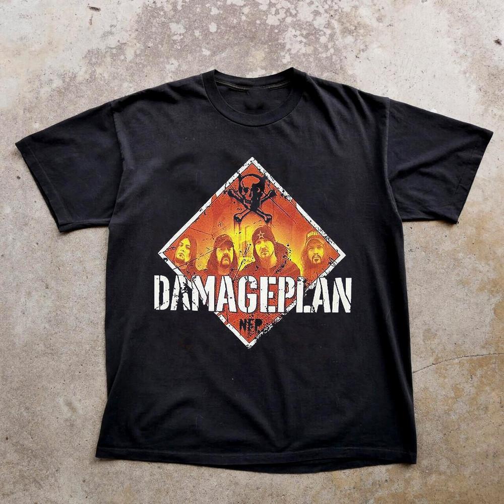 NEW Damageplan Band Short Sleeve Gift For Fan Black All Size Shirt Unisex T-Shirt XXXL