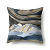 Polyester Pillowcase Automobile Decoration Mountain Home Print Pillowcase Waist Cushion Cover Bedside Cushion Cover Bedside Cushion Cover