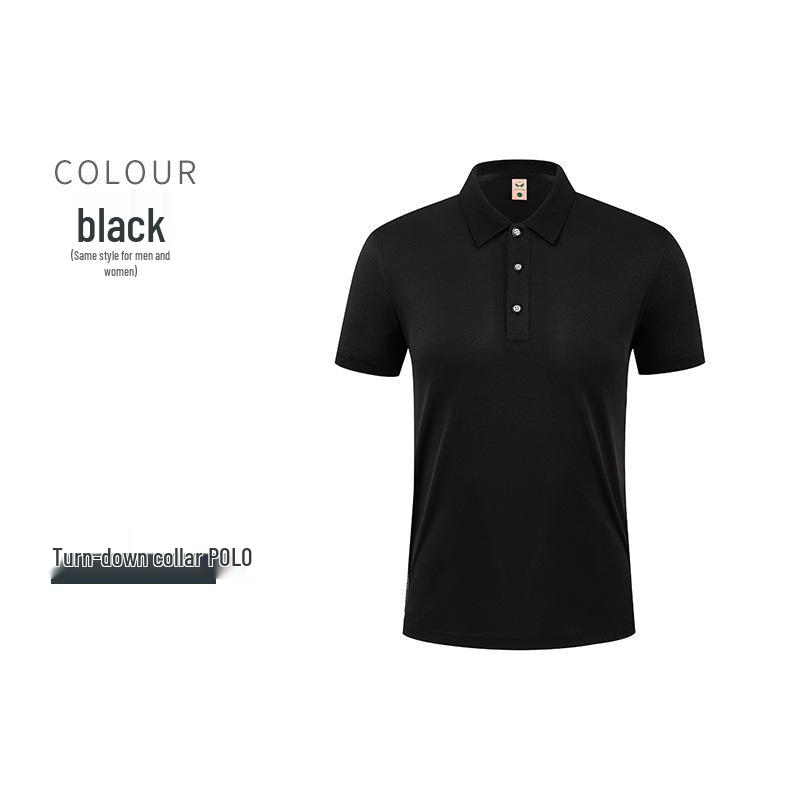 Custom Logo Corporate Polo Shirt, Unisex Summer Style, Lapel, Short Sleeve, Embroidered Workwear