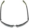 Emporio Armani EA2124 Green Petrol Mirror Size 64 Sunglasses, Black/Light Lens,
