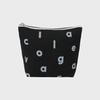 Logo Alphabet Color Pouch (Black)