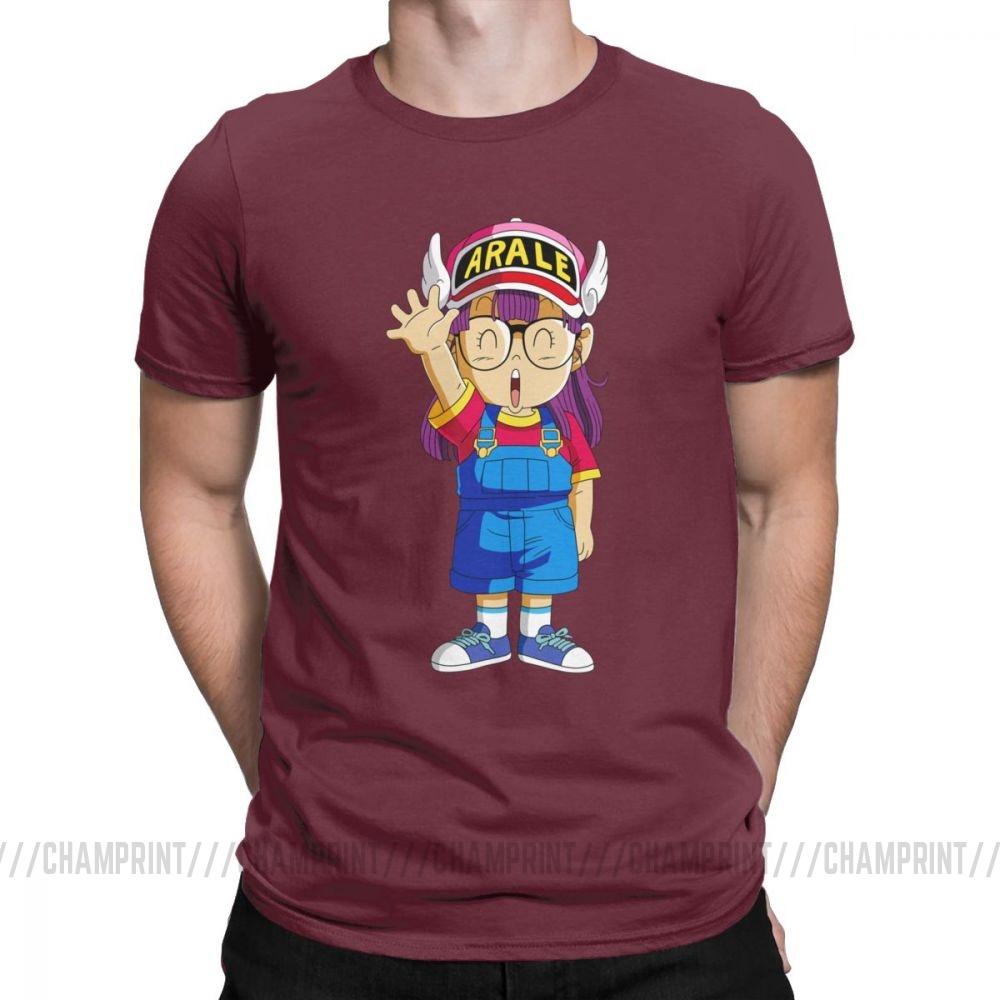 Dr Slump Men T Shirt Arale Funny 100 Cotton Short Sleeve Tees O Neck T Shirt