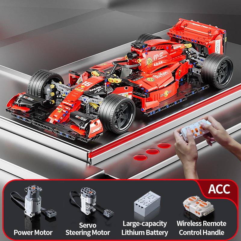ToylinX F1 RC Závodní auta 1163 ks Stavebnice MOC Dálkově ovládané Stavební bloky Auto Cool Sběratelské Modely Aut Stavebnice Hračky