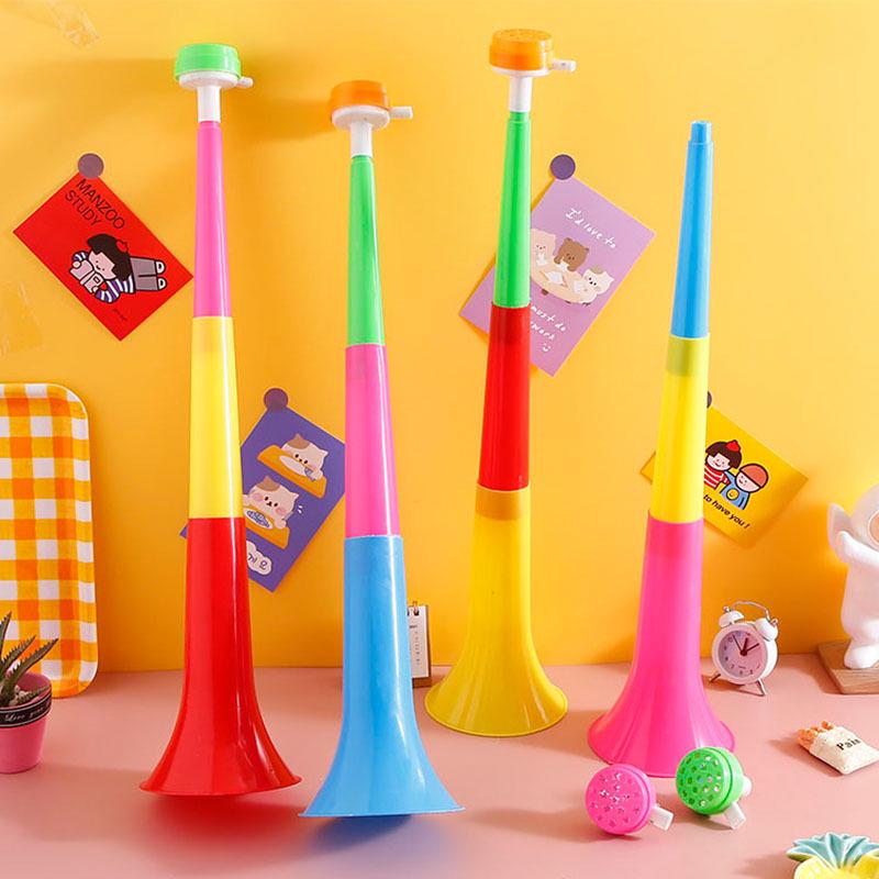 

Висувні вболівальницькі аксесуари Big Horn для дітей - Дитяча музична іграшка 3-Section Retractable Horn (1 piece)