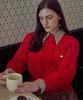 HAINT Standard Fit Cable Knit_Red