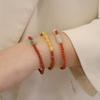 Natural Nanhong Agate Transfer Braceletfashion Women Daily Jewelry Gift