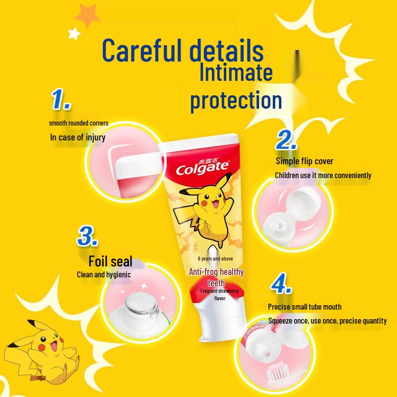 Colgate Miaomiao Strawberry Kids Toothpaste (6+ Years)