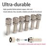 1/5Pcs Quick Pushing Atomizing Misting Nozzle Low Pressure 8mm Water Irrigation Sprinkler Gardening Irrigation Parts 0.15-0.8mm