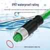 Hengtong Bell M12 to RJ45 High-Flex Industrial Ethernet Cable