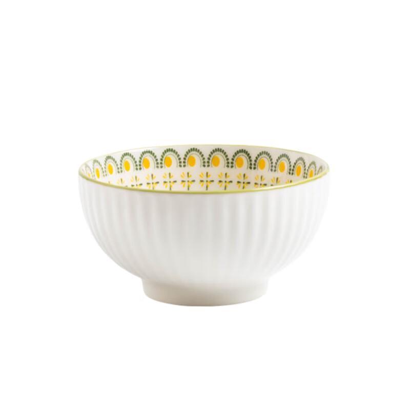 Kangmo Nordic Style 4.5-inch Ceramic Rice Bowl (Set of 2)