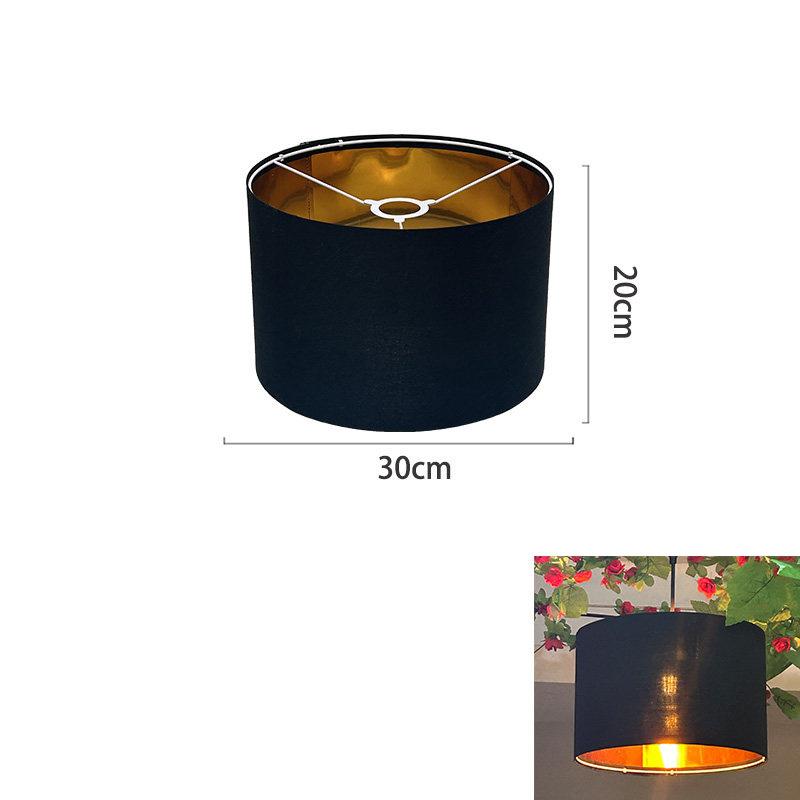 Vintage Cylinder Lampshade E27 Linen Round Lamp Shade for Table Lamps Easy Assembly Lampshade for DIY Table Lamps Floor Bedside