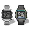 For Casio AE-1200 AE-1200WH Protective Bar Bumper AE1200/1300 Series Watch Anti-collision Bumper Stainless Steel Accessories