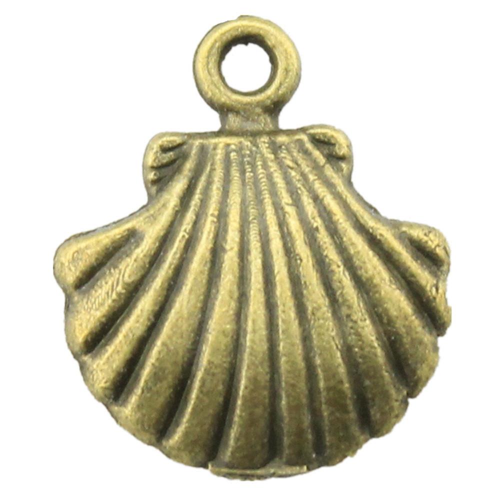 Shell Charms Multi Color Alloy Pendants For Beach Themed DIY Jewelry Accessories