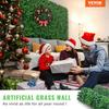 12pcs Artificial Boxwood Panel UV Boxwood Hedge Wall Panels Artificial Grass Backdrop Wall 24X16" 4cm Green Grass Wall Fake Hedge for Decor Privacy
