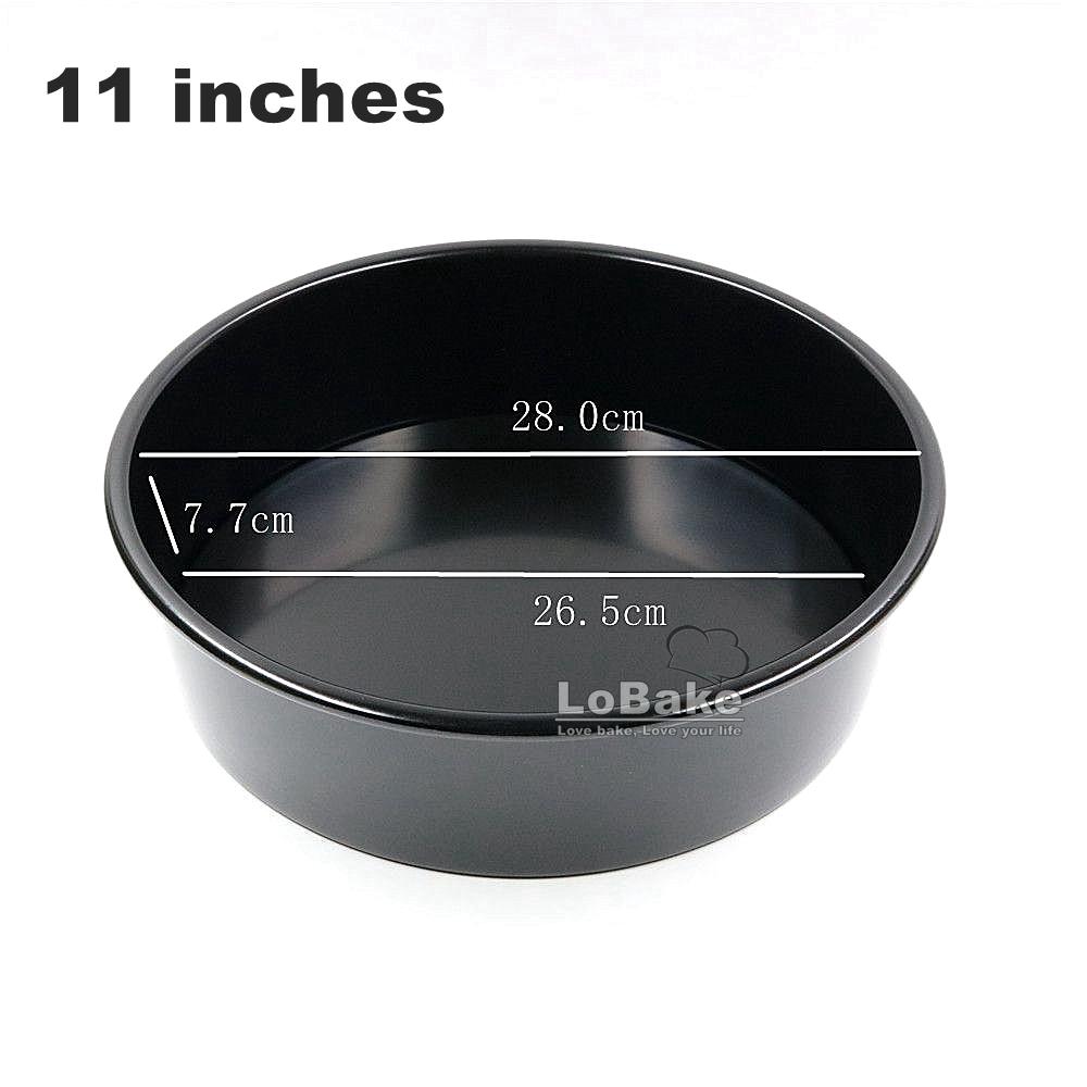 4-12 inches Non-stick Removable Bottom Round Shape Aluminium Chiffon Cake Mould Bread Mold Cupcake Moulds Pans Tin DIY Baking