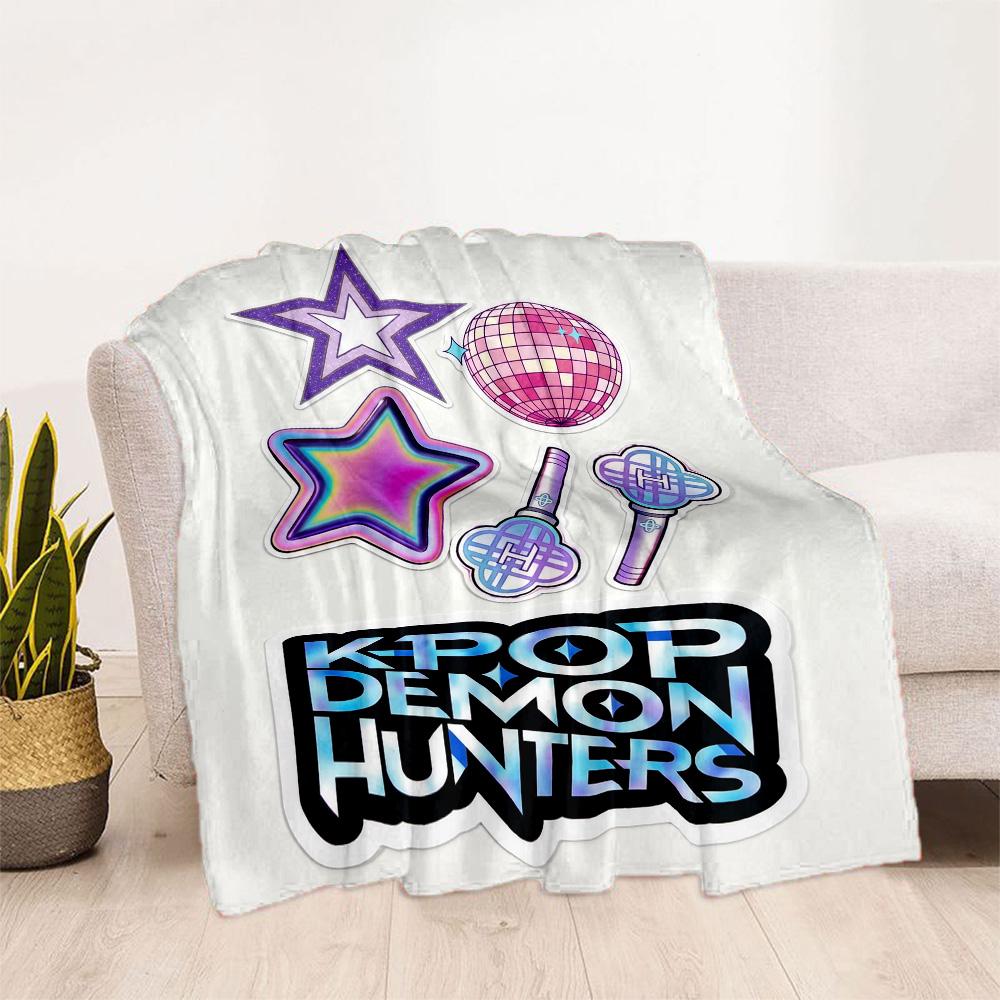 Starlit Harmony Blanket Ultra-Soft Perfect for Bed Couch Office Chair All-Season Use Digital Print Birthday Christmas Gift Blanket