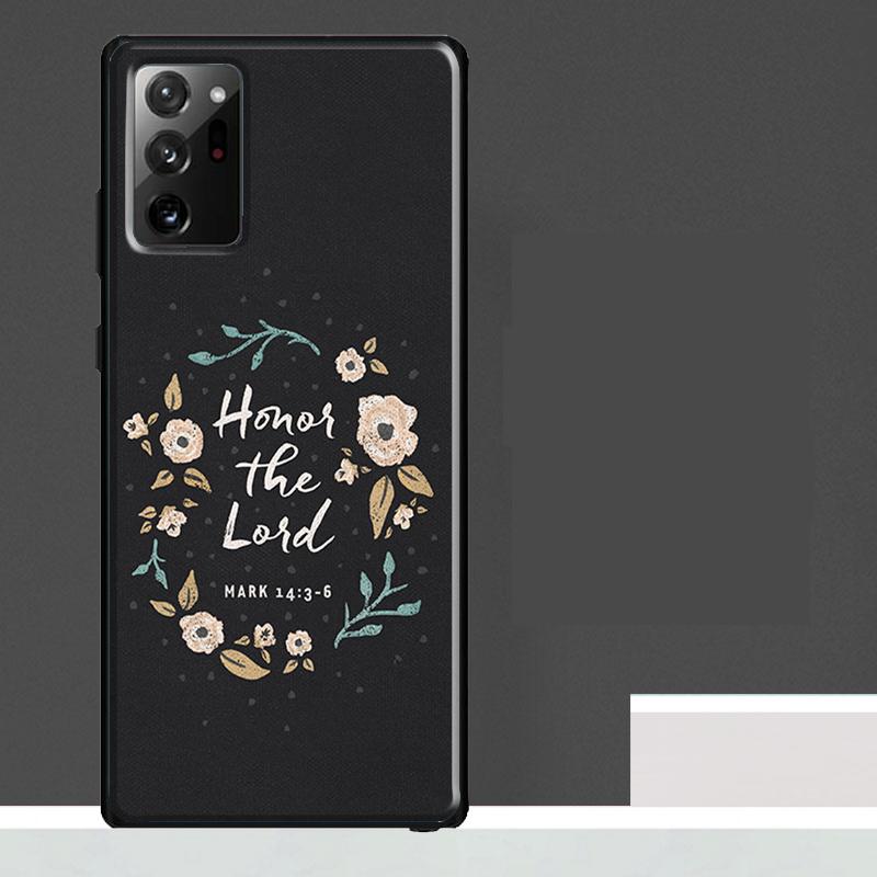Bible Verse Quotes Case For Samsung Galaxy S25 S24 S23 Ultra S9 S10 S20 S21 S22 Plus S23 FE S25 FE Phone Cover