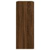 Wall Cabinets 2 Pcs Brown Oak Effect Particleboard