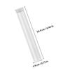6Pcs Clear Incense Tube Set Transparent Acrylic Incense Stick Barrel for Storage Aroma Sticks Lightweight Portable Fine